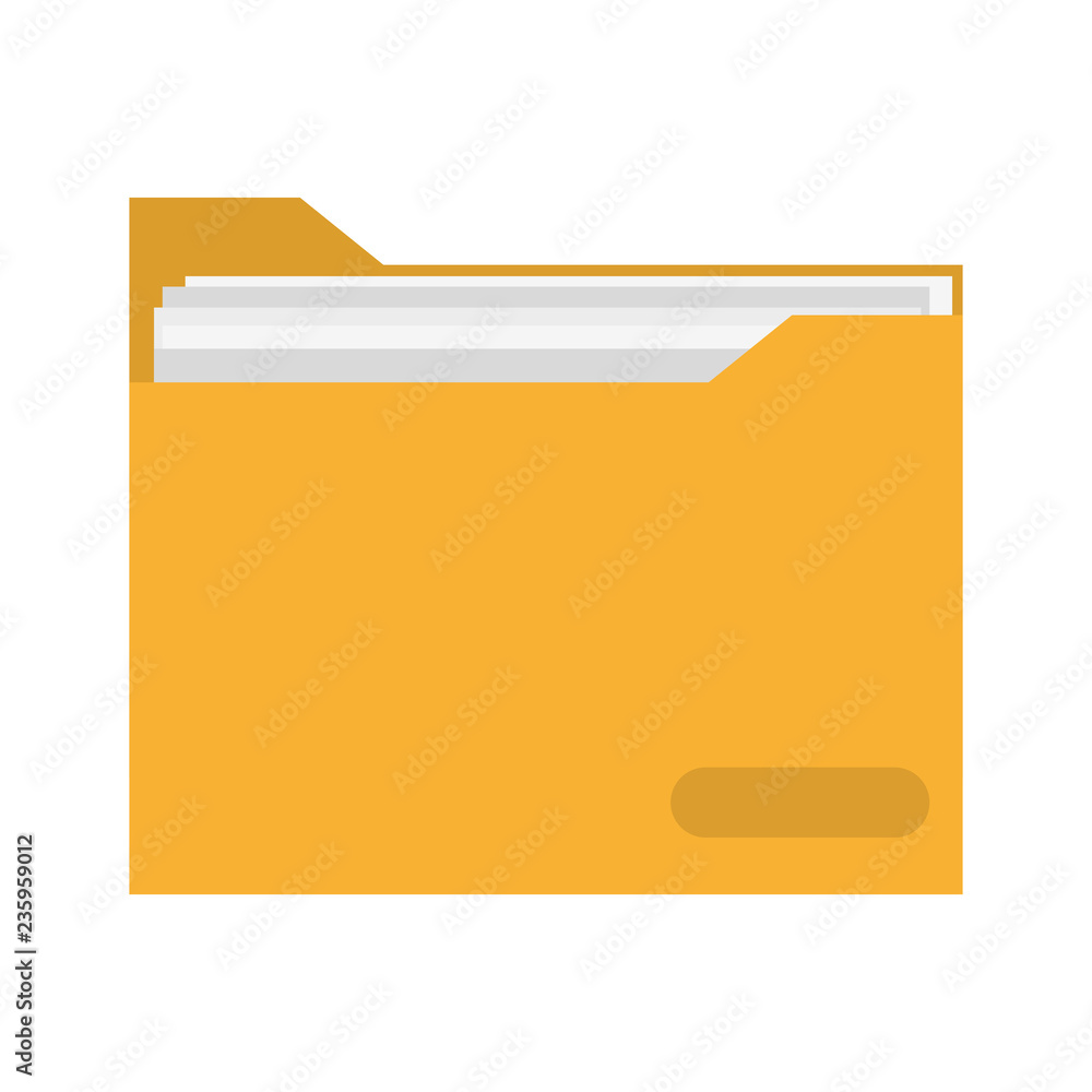 Folder document symbol isolated Folder document symbol isolated