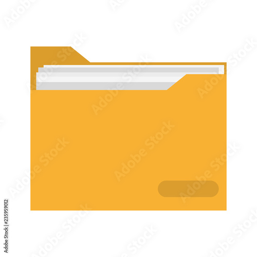 Folder document symbol isolated