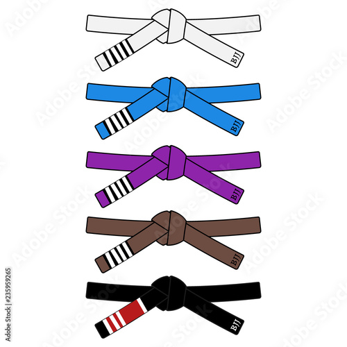 Bjj belts set