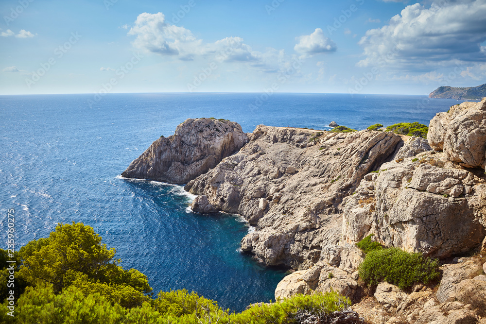 Scenic landscape of Capdepera, Mallorca.