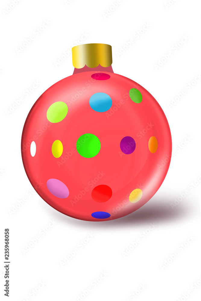 Festive Christmas ball Festive Christmas ball
