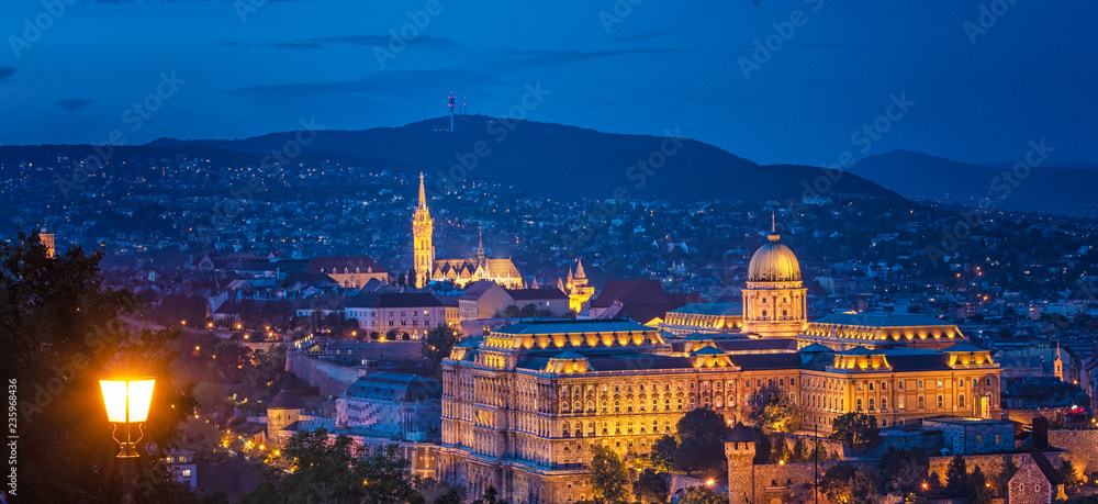Naklejka premium Buda Castle or Royal Palace in Budapest, Hungary