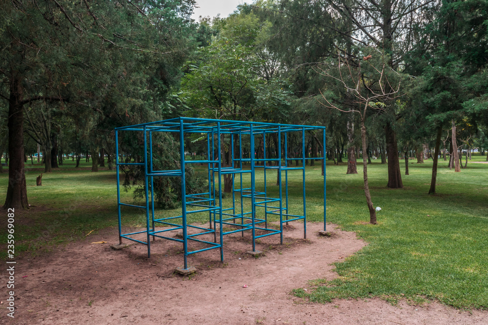 Kids playground in a public park Kids playground in a public park