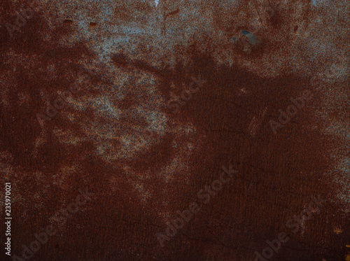 Abandoned old factory, rusty walls