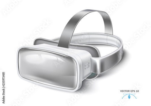 Vector virtual reality headset, VR mask mock up