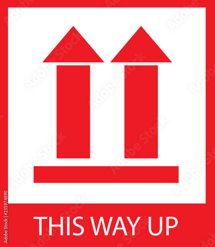 Wallpaper Mural Stcker: fragile - hadle with care - this way up Torontodigital.ca