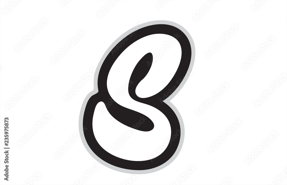 s black and white alphabet letter logo icon design s black and white alphabet letter logo icon design