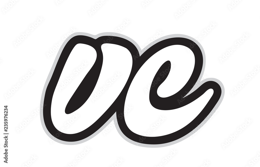 ve v e black and white alphabet letter logo combination icon design ve v e black and white alphabet letter logo combination icon design