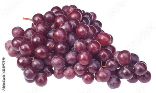 Fotografie BUNCH OF RED GRAPES CUT OUT