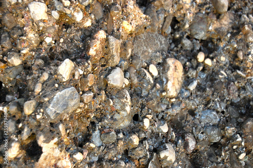Image of the fantastic texture of billions of stones