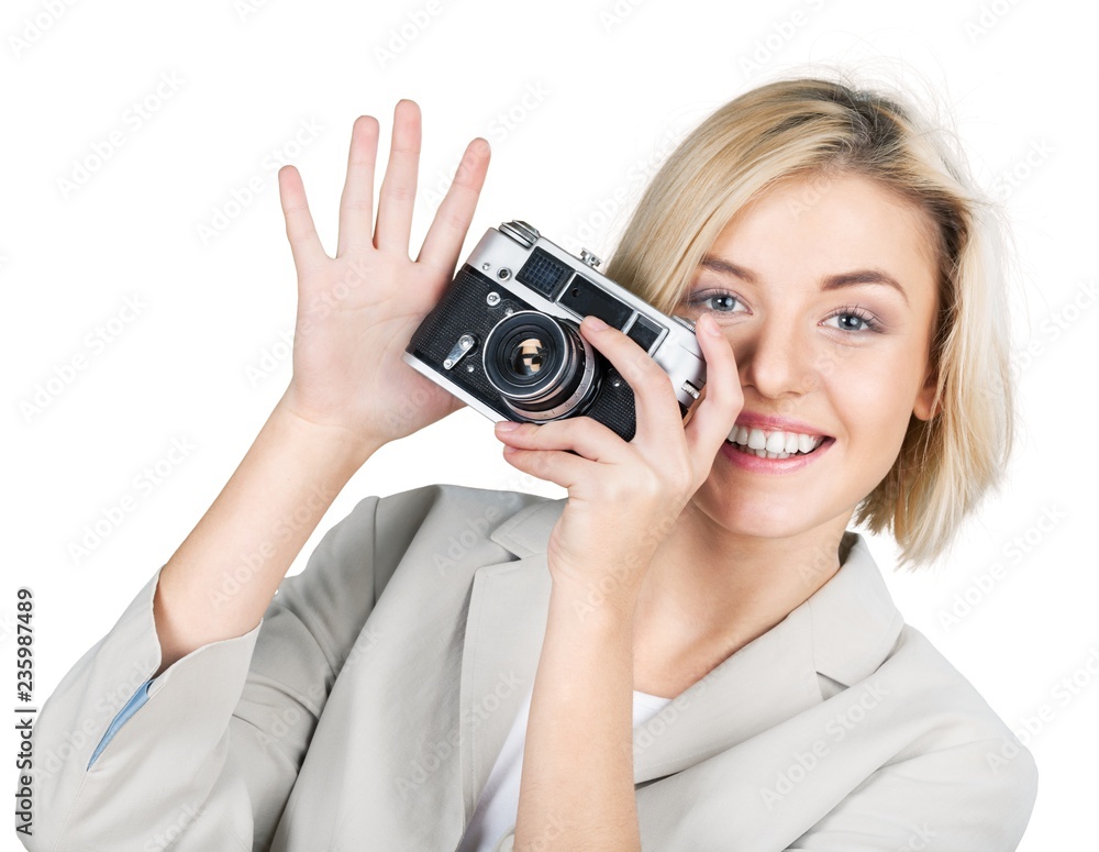 Woman Taking Photos Woman Taking Photos