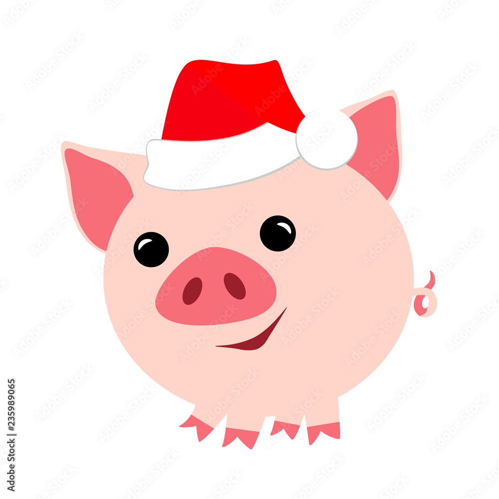 A pig for new year 2019. Symbol in the Chinese calendar the of the 2019 Year. Vector A pig for new year 2019. Symbol in the Chinese calendar the of the 2019 Year. Vector
