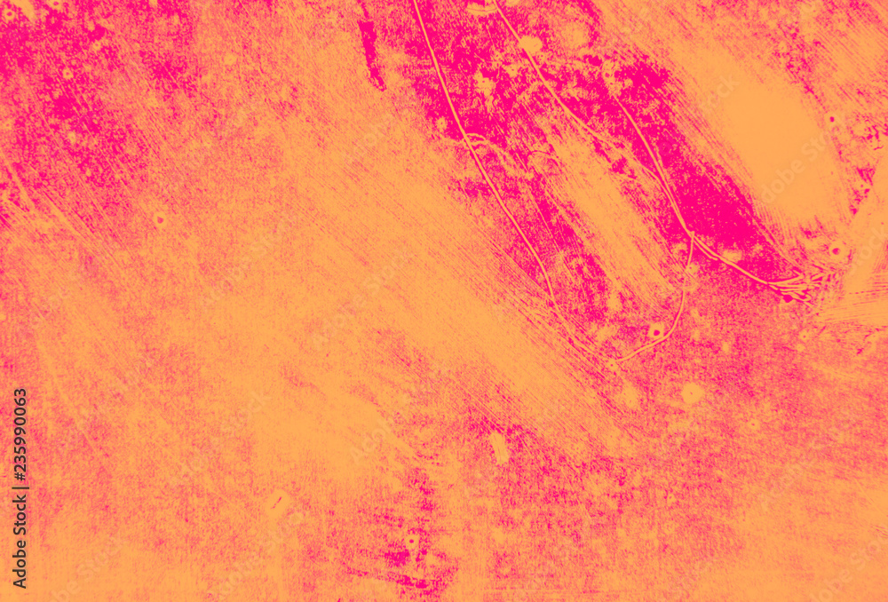 orange and pink paint brush strokes background 