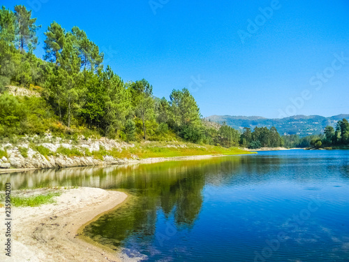 Lake in the Peneda Geres National Park  northern Portugal
