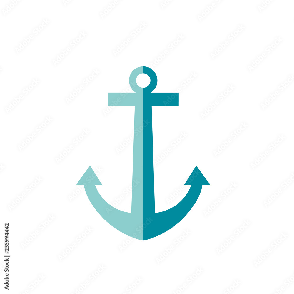 Vector illustration of traveling anchor sign Vector illustration of traveling anchor sign