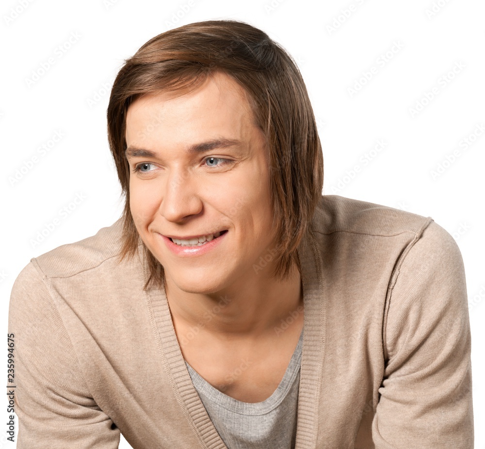 Head shot of a college aged caucasian male Head shot of a college aged caucasian male