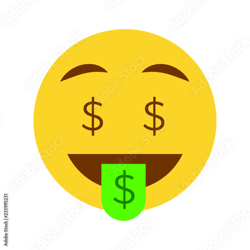 Money face emoji