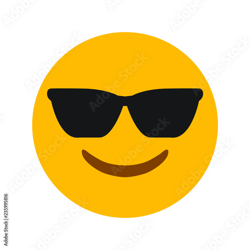 smiling sunglass emoji