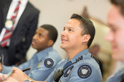 Police Cadets in classroom