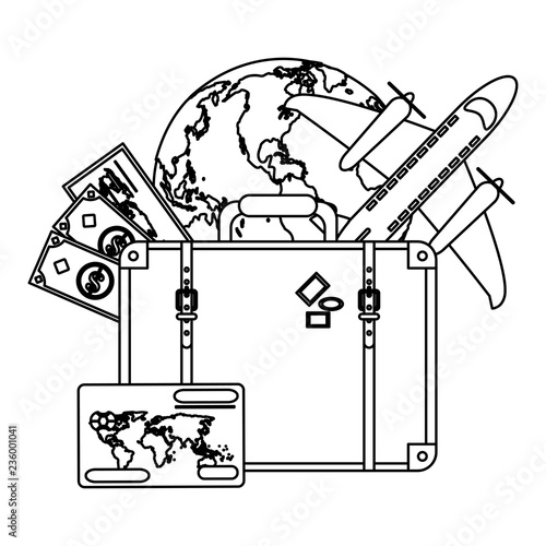 Buy online flight tickets black and white