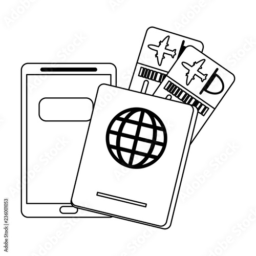 Buy online flight tickets black and white