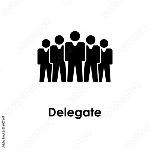 people, delegate icon. Element of business icon for mobile concept and web apps. Detailed people, delegate icon can be used for web and mobile