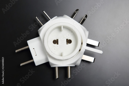 adapter for different electrical plugs photo