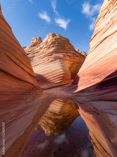 Sandstone reflection in the Wave, Coyote Buttes North, Arizona