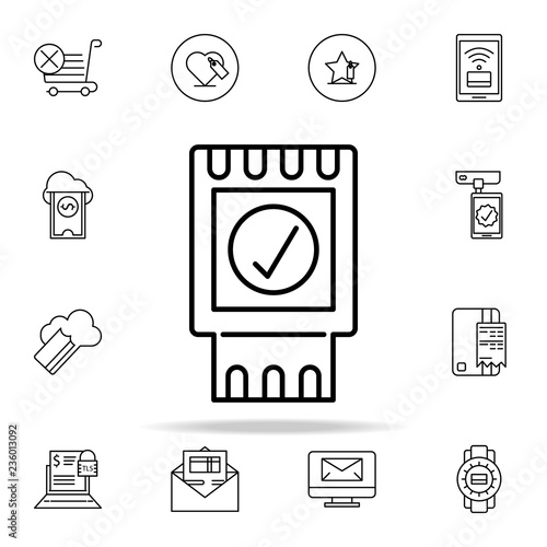 receive payment icon. online shopping icons universal set for web and mobile