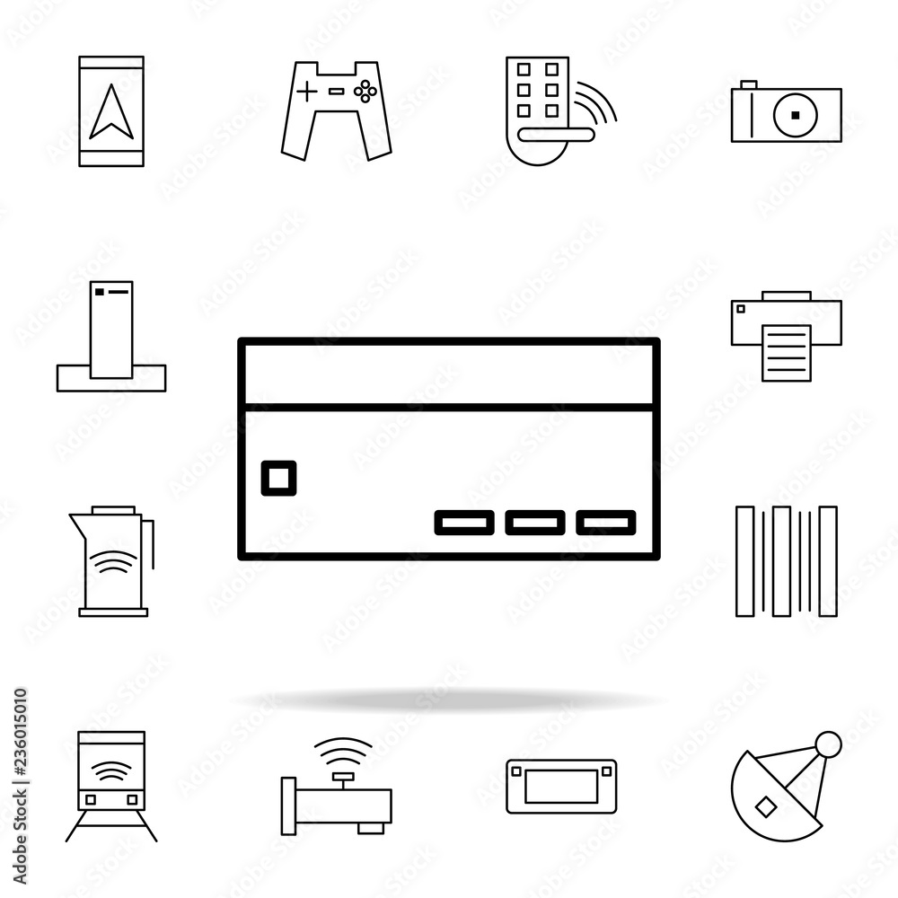credit card icon. internet things icons universal set for web and mobile credit card icon. internet things icons universal set for web and mobile