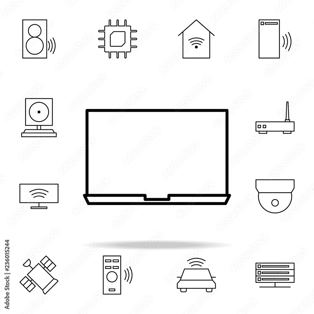 notebook icon. internet things icons universal set for web and mobile
