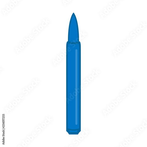 Isolated nuclear missile icon. Vector illustration design