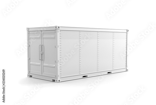 Container Mockup with clipping path