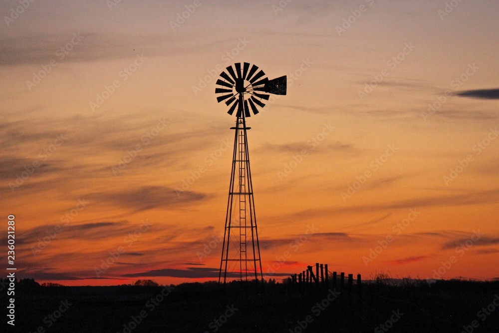 Sunset Windmill Sunset Windmill