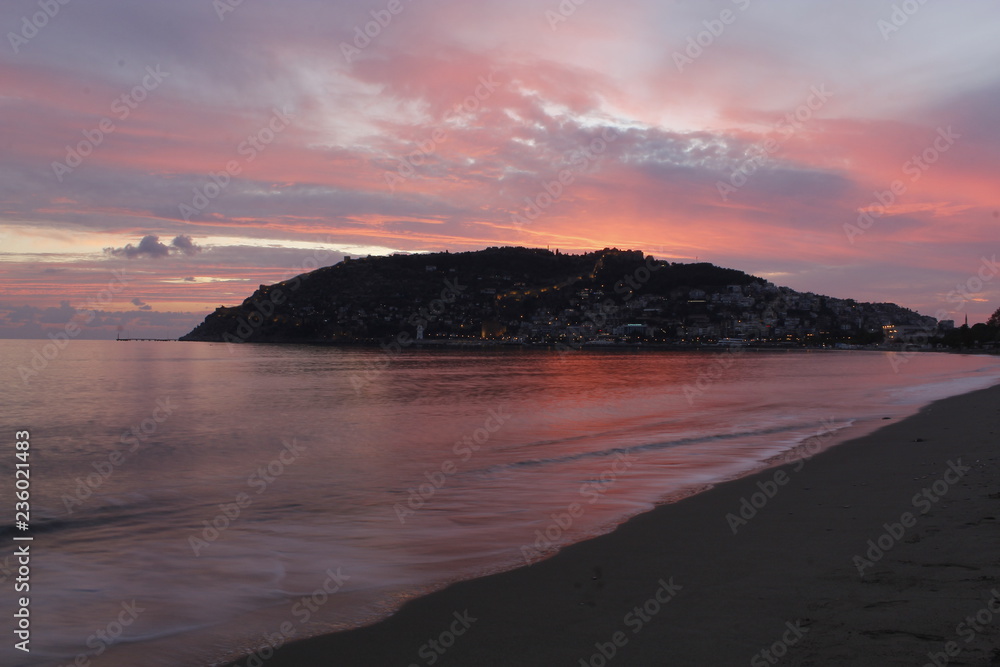 Obraz premium Alanya Sunset