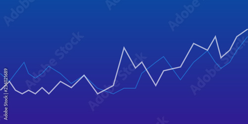 Big data visualization . Abstract graphic consisting graph and chart . Information concept . Business , technology background . Vector infographic