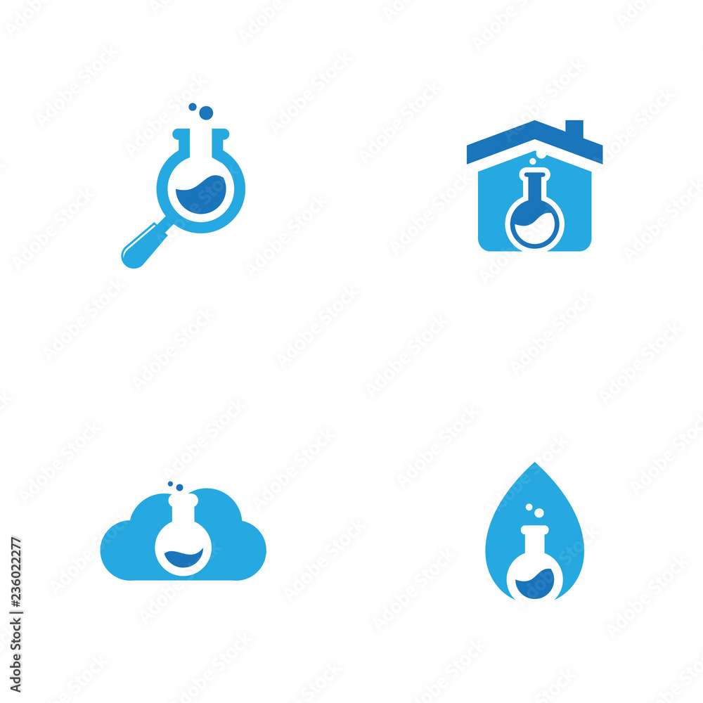 Lab logo collection Lab logo collection