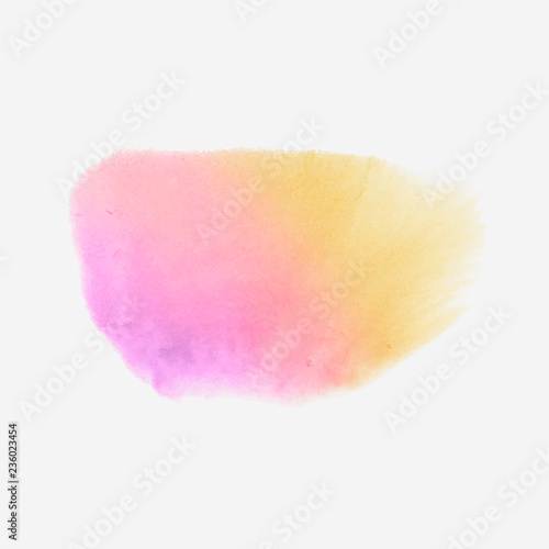 Colorful watercolor style banner vector