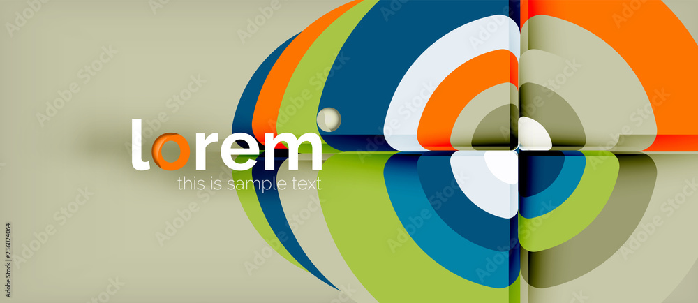 Circles and triangles geometric abstract background. Trendy abstract layout template for business or technology presentation or web brochure cover, wallpaper Circles and triangles geometric abstract background. Trendy abstract layout template for business or technology presentation or web brochure cover, wallpaper