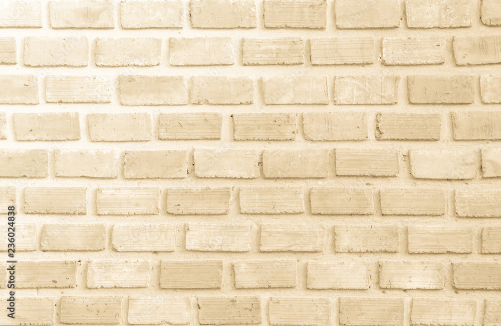 Wall stained old grungy stucco texture background. Brickwork flooring  interior rock old pattern clean concrete have grid uneven design stack.  Abstract kitchen wallpaper modern cream brick tile. Stock Photo | Adobe  Stock