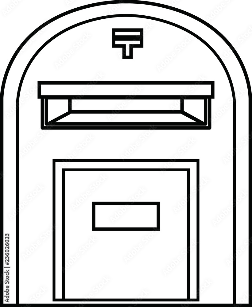 World Postal post outline World Postal post outline