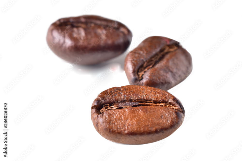 roasted coffee beans isolated on white background roasted coffee beans isolated on white background