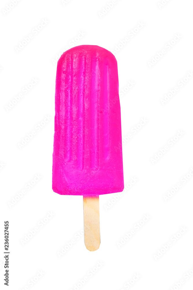 purple grape popsicle isolated on white background purple grape popsicle isolated on white background