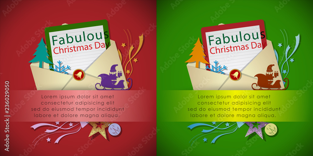 Abstract of Christmas Background and Template.  Christmas Icon and Party Concept. Vector and Illustration, EPS 10.