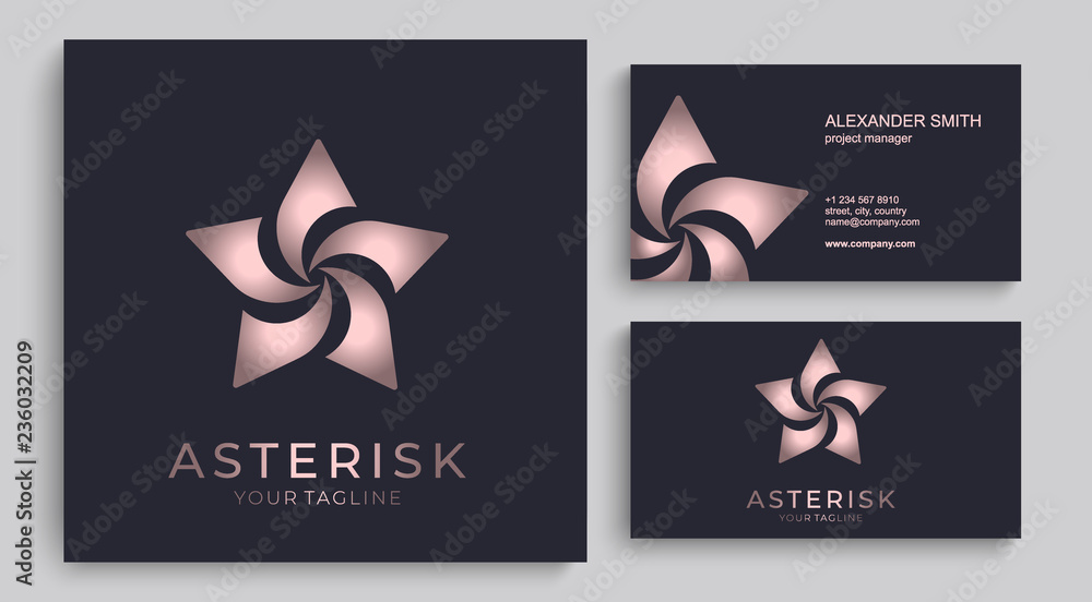 Star logo vector. Universal abstract logo with a star symbol for any business. Star sign - a leader, success and power. Star logo vector. Universal abstract logo with a star symbol for any business. Star sign - a leader, success and power.