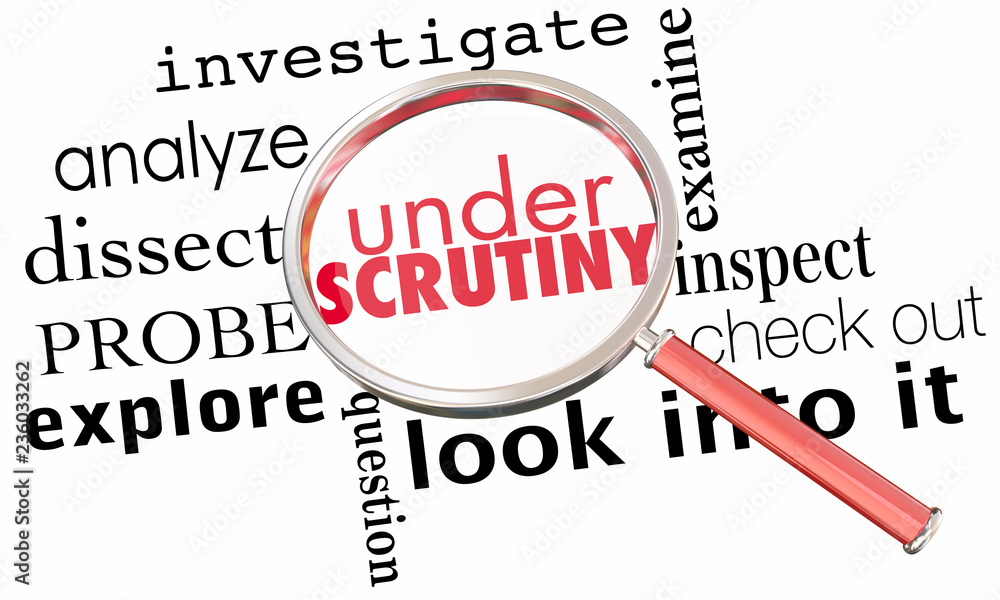 Under Scrutiny Under Scrutiny