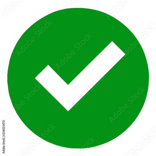 Free Download Green check mark icon vector isolated - GFXLoad