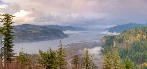 Columbia River Gorge wonderland landscape Oregon.