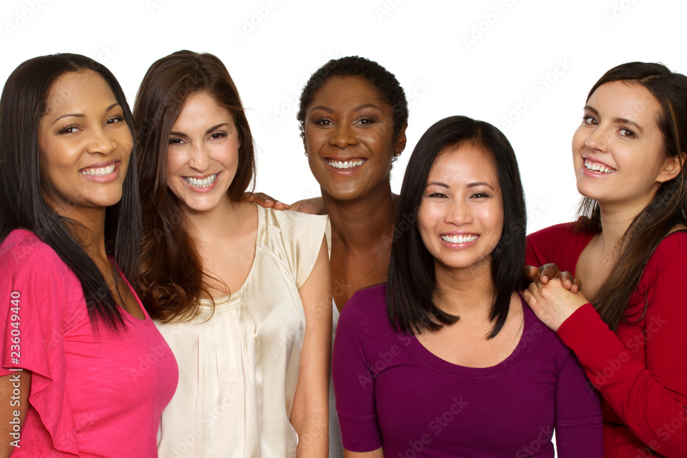Diverse group of friends talking and laughing. Diverse group of friends talking and laughing.
