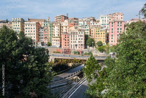 Views of Genoa city, Italy, Trabel Europe,